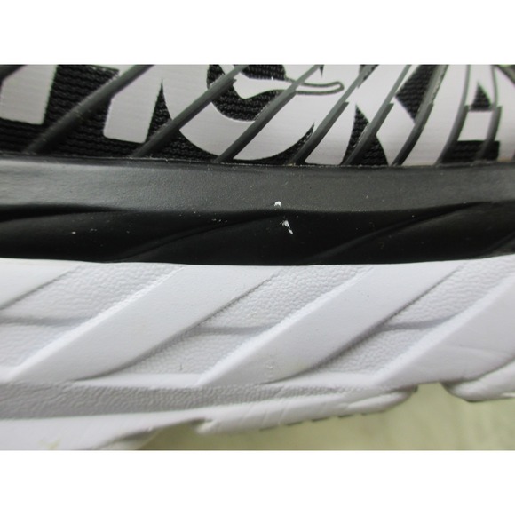 HOKA One One Bondi 7 Women's Running Shoes Size 9D Wide Sneakers Black White - Picture 14 of 16
